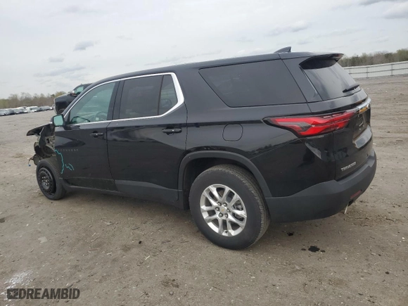 2023 Chevrolet Traverse LS with VIN 1GNERFKW2PJ269158, listed as a Copart auction lot 50383185 with 23,590 mi miles and Salvage Title. Bid and sale history available at carsss.com. Image 2.