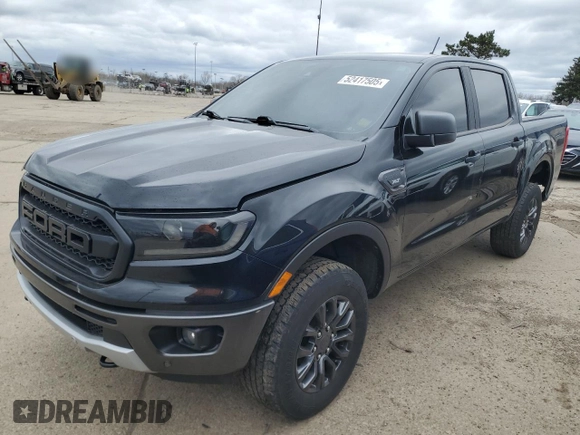 2023 Ford Ranger XL with VIN 1FTER4FH5PLE32303, listed as a Copart auction lot 52417505 with 26,392 mi miles and Salvage title. Bid and sale history available at DreamBid. Image 1.