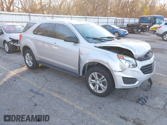 2017 Chevrolet Equinox LS with VIN 2GNALBEK9H1589672, listed as a IAAI auction lot 40798555 with 80,147 mi miles and . Bid and sale history available at carsss.com. Image 1.