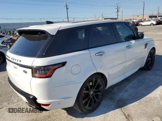 2021 Land Rover Range Rover Sport HST with VIN SALWS2RU9MA749619, listed as a Copart auction lot 88361695 with 56,877 mi miles and Non Repairable. Bid and sale history available at carsss.com. Image 3.