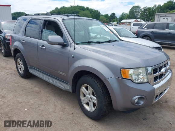 2008 Ford Escape Hybrid with VIN 1FMCU49H68KC63297, listed as a IAAI auction lot 42488181 with 230,266 mi miles and . Bid and sale history available at DreamBid. Image 1.
