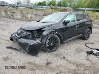 2022 Nissan Murano SV z VIN 5N1AZ2BS9NC126508, wystawiony jako Copart lot #56822095 z przebiegiem 29 427 mil mil oraz Szkoda całkowita • Salvage title. Historia ofert i sprzedaży dostępna na DreamBid. Obrazek 1.