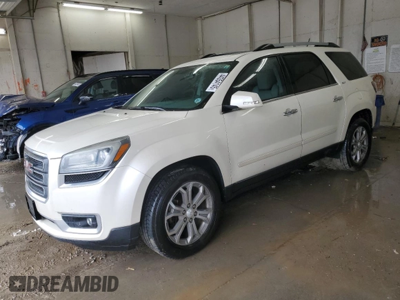 2013 GMC Acadia SLT with VIN 1GKKRSKD2DJ200814, listed as a Copart auction lot 44354145 with 200,418 mi miles and Salvage Title. Bid and sale history available at carsss.com. Image 1.