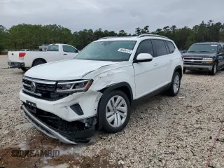2021 Volkswagen Atlas SEL with VIN 1V2ER2CA5MC573264, listed as a Copart auction lot 84921024 with 88,994 mi miles and Salvage title. Bid and sale history available at DreamBid. Image 1.