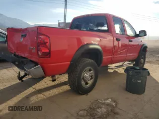 2007 Dodge Ram 2500 SLT with VIN 1D7KS28D87J533892, listed as a Copart auction lot 88345525 with 163,468 mi miles and Salvage Title. Bid and sale history available at carsss.com. Image 3.