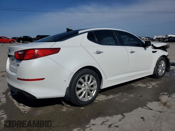 2015 Kia Optima EX with VIN 5XXGN4A70FG478168, listed as a Copart auction lot 51383865 with 108,050 mi miles and Salvage Title. Bid and sale history available at carsss.com. Image 3.