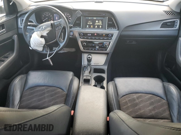 2017 Hyundai Sonata Sport with VIN 5NPE34AF4HH539386, listed as a Copart auction lot 87185104 with 158,152 mi miles and Salvage Title. Bid and sale history available at DreamBid. Image 8.