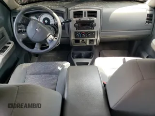 2007 Dodge Dakota SLT with VIN 1D7HW48KX7S256455, listed as a Copart auction lot 62001464 with 109,239 mi miles and Salvage Title. Bid and sale history available at carsss.com. Image 8.