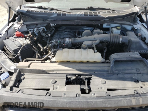 2022 Ford F-150 XL with VIN 1FTEX1EB6NKE84205, listed as a Copart auction lot 48935055 with 43,189 mi miles and Salvage title. Bid and sale history available at DreamBid. Image 11.