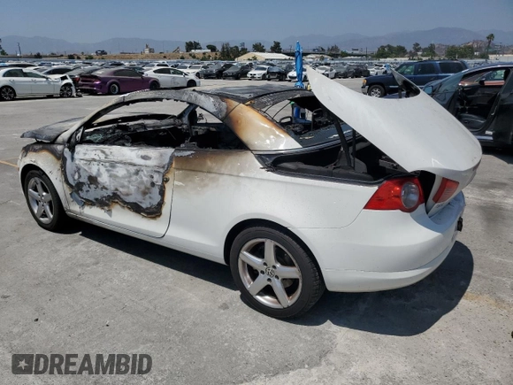 2009 Volkswagen Eos Komfort z VIN WVWBA71F49V023797, wystawiony jako Copart lot #58764645 z przebiegiem Nie podano mil oraz Nie do naprawy • Non repairable. Historia ofert i sprzedaży dostępna na DreamBid. Obrazek 2.