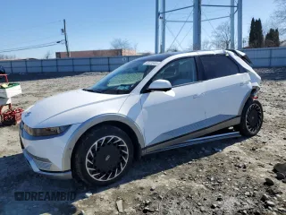 2022 Hyundai IONIQ 5 Limited with VIN KM8KRDAF5NU110823, listed as a Copart auction lot 45810485 with 18,358 mi miles and Salvage Title. Bid and sale history available at carsss.com. Image 1.