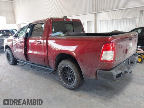 2021 Ram 1500 Lone Star z VIN 1C6SRFFT9MN676871, wystawiony jako IAAI lot #42344073 z przebiegiem 38 160 mil mil oraz . Historia ofert i sprzedaży dostępna na DreamBid. Obrazek 3.