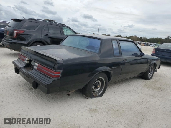 1986 Buick Regal with VIN 1G4GK4775GP227474, listed as a Copart auction lot 77446764 with 43,120 mi miles and Salvage Title. Bid and sale history available at DreamBid. Image 3.