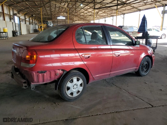 2003 Toyota ECHO with VIN JTDBT123635036098, listed as a Copart auction lot 69862074 with 237,286 mi miles and Salvage Title. Bid and sale history available at carsss.com. Image 3.