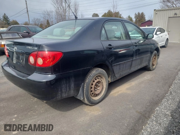 2005 Toyota Corolla CE with VIN 2T1BR32E55C909065, listed as a Copart auction lot 53958825 with 299,999 mi miles and Clean Title. Bid and sale history available at DreamBid. Image 4.