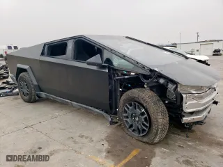 2024 Tesla Cybertruck with VIN 7G2CEHED3RA021099, listed as a Copart auction lot 47808765 with 0 mi miles and Salvage Title. Bid and sale history available at carsss.com. Image 4.