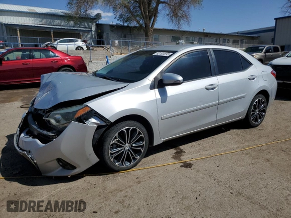 2016 Toyota Corolla L with VIN 2T1BURHE9GC624042, listed as a Copart auction lot 52193695 with 141,048 mi miles and Salvage title. Bid and sale history available at DreamBid. Image 1.