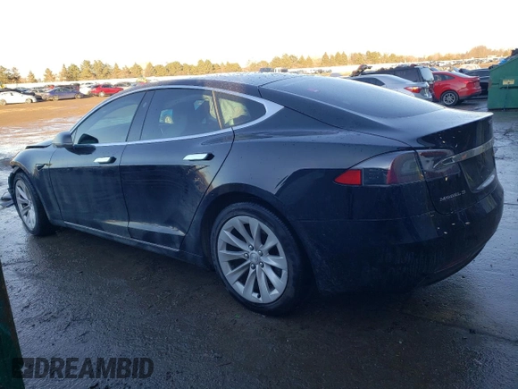 2017 Tesla Model S 100D with VIN 5YJSA1E2XHF199948, listed as a Copart auction lot 46367635 with 76,284 mi miles and Salvage title. Bid and sale history available at DreamBid. Image 2.
