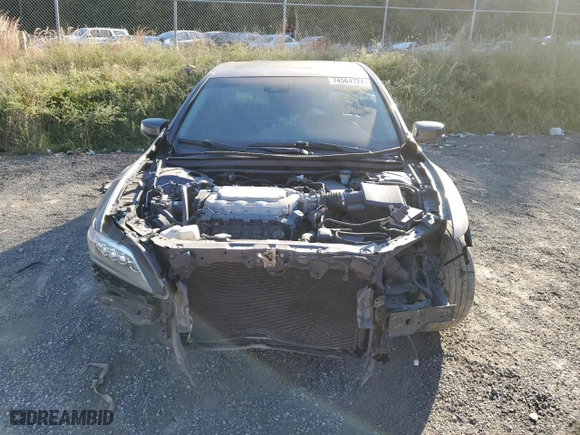 2014 Acura RLX with VIN JH4KC1F34EC002068, listed as a Copart auction lot 74564724 with 0 mi miles and Salvage Title. Bid and sale history available at carsss.com. Image 5.