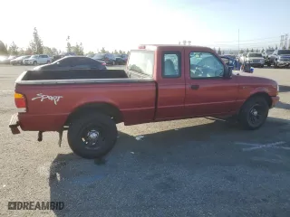 1998 Ford Ranger XL with VIN 1FTYR14U5WPB25412, listed as a Copart auction lot 46083185 with 291,710 mi miles and Salvage Title. Bid and sale history available at carsss.com. Image 3.