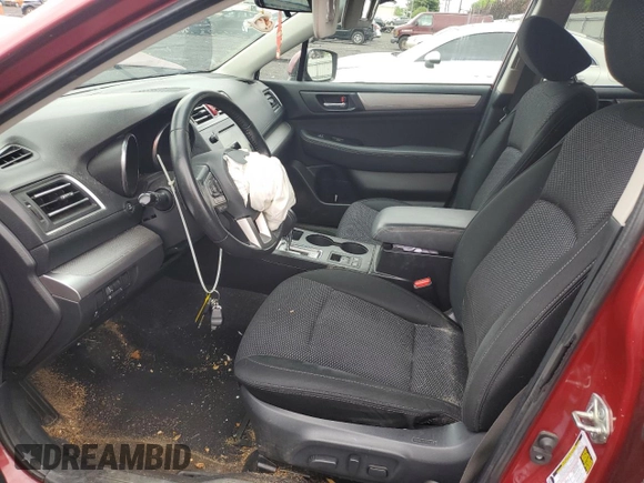2015 Subaru Outback Premium z VIN 4S4BSACC6F3298054, wystawiony jako Copart lot #57621615 z przebiegiem Nie podano mil oraz Szkoda całkowita • Salvage title. Historia ofert i sprzedaży dostępna na DreamBid. Obrazek 7.