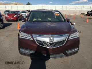 2014 Acura MDX Technology with VIN 5FRYD4H41EB035871, listed as a Copart auction lot 60826125 with Not provided miles and Non repairable. Bid and sale history available at DreamBid. Image 5.