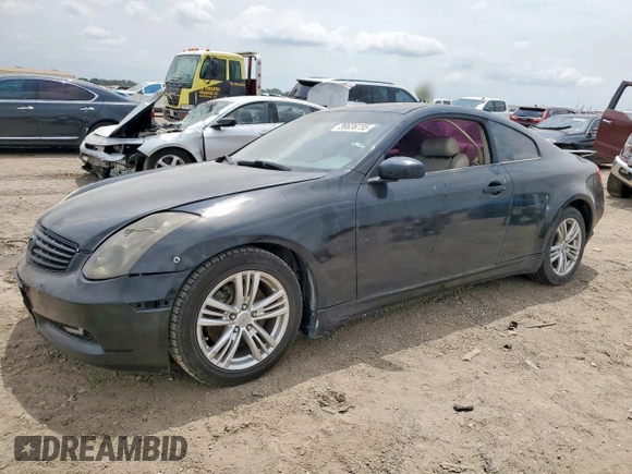2004 Infiniti G35 w/Leather z VIN JNKCV54E34M826310, wystawiony jako Copart lot #59636735 z przebiegiem 215 769 mil mil oraz Szkoda całkowita • Salvage title. Historia ofert i sprzedaży dostępna na DreamBid. Obrazek 1.