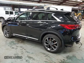 2023 Infiniti QX50 Sensory z VIN 3PCAJ5EB9PF124126, wystawiony jako Copart lot #39588054 z przebiegiem 4 264 mil mil oraz . Historia ofert i sprzedaży dostępna na DreamBid. Obrazek 2.