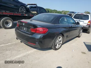 2018 BMW 4 Series 430i xDrive with VIN WBA4Z3C59JEC45996, listed as a Copart auction lot 65501104 with 62,464 mi miles and Salvage Title. Bid and sale history available at DreamBid. Image 3.