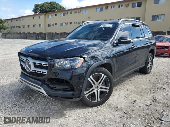 2021 Mercedes-Benz GLS with VIN 4JGFF5KE2MA566039, listed as a Copart auction lot 60915512 with 15,746 mi miles. Bid and sale history available at carsss.com. Image 2.