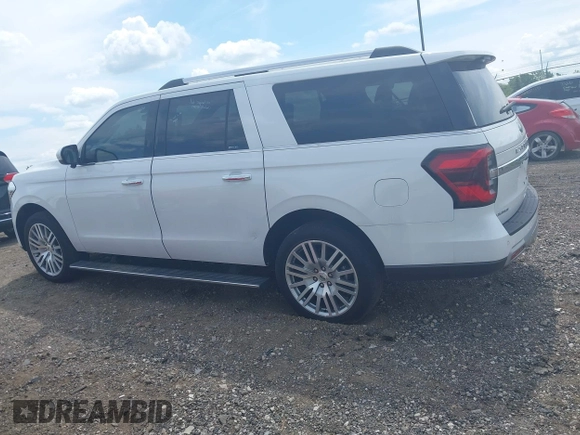 2023 Ford Expedition Max Limited with VIN 1FMJK2A85PEA40906, listed as a IAAI auction lot 42396188 with 24,753 mi miles and . Bid and sale history available at DreamBid. Image 14.