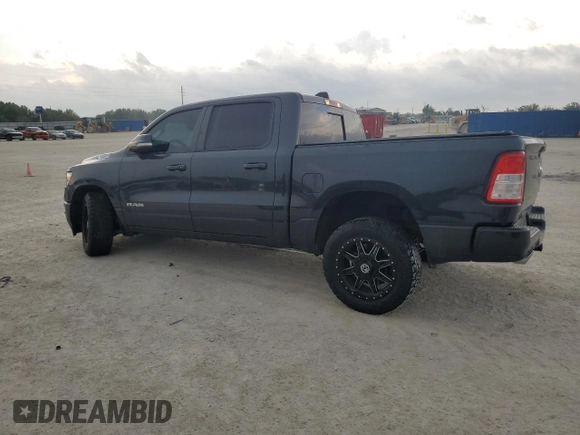 2019 Ram 1500 Big Horn/Lone Star with VIN 1C6SRFFT2KN782429, listed as a Copart auction lot 48110275 with 56,978 mi miles and Salvage Title. Bid and sale history available at carsss.com. Image 2.