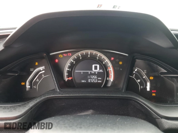 2016 Honda Civic Sedan LX with VIN 19XFC2F55GE078730, listed as a Copart auction lot 74116424 with 117,266 mi miles and Salvage Title. Bid and sale history available at carsss.com. Image 9.