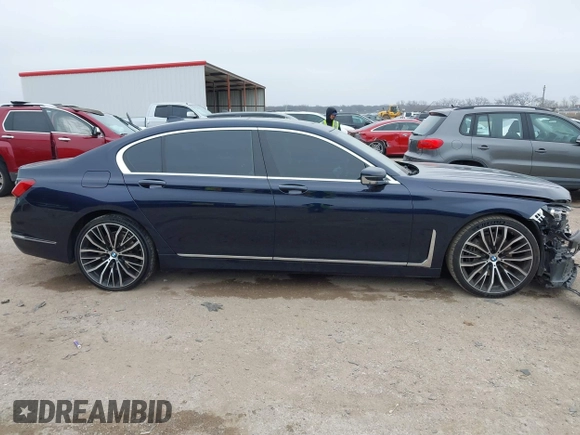 2020 BMW 7 Series 740i with VIN WBA7T2C0XLGL17192, listed as a IAAI auction lot 41499724 with 80,783 mi miles and . Bid and sale history available at DreamBid. Image 13.