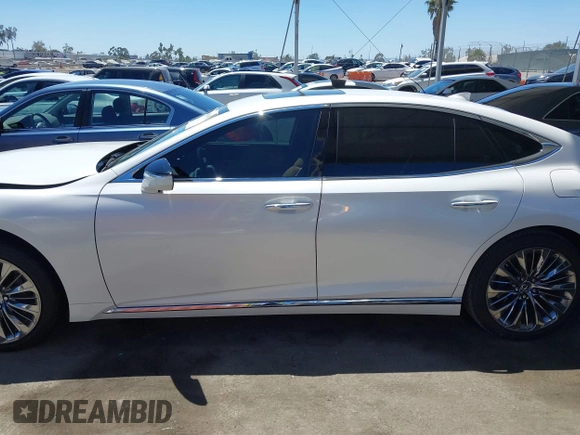 2021 Lexus LS 500 with VIN JTHD51FF6M5015310, listed as a IAAI auction lot 42630073 with 34,307 mi miles and . Bid and sale history available at DreamBid. Image 15.