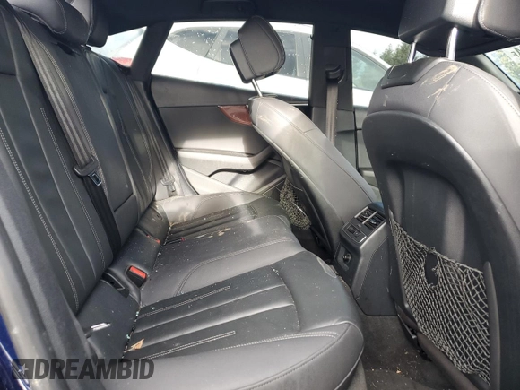 2020 Audi A5 Sportback Premium with VIN WAUANCF56LA007430, listed as a Copart auction lot 87229744 with Not provided miles and Salvage title. Bid and sale history available at DreamBid. Image 10.