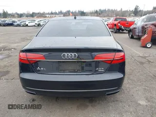 2017 Audi A8 L Sport with VIN WAU43AFD1HN007334, listed as a IAAI auction lot 41760035 with 67,342 mi miles. Bid and sale history available at carsss.com. Image 16.