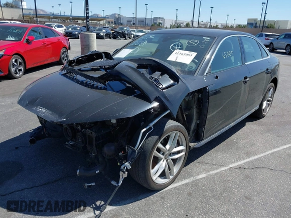 2021 Audi A4 S line Premium with VIN WAUDAAF44MA054560, listed as a IAAI auction lot 41165005 with 31,548 mi miles and . Bid and sale history available at DreamBid. Image 2.