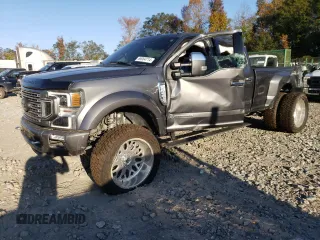 2022 Ford F-450 XL with VIN 1FT8W4DT8NEE62457, listed as a Copart auction lot 69064714 with 49,931 mi miles and Salvage Title. Bid and sale history available at carsss.com. Image 1.