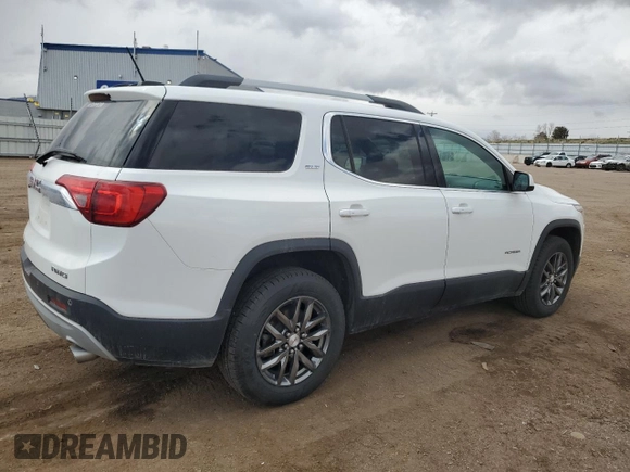 2017 GMC Acadia SLT with VIN 1GKKNULS1HZ227806, listed as a Copart auction lot 51687105 with 164,692 mi miles and Salvage Title. Bid and sale history available at carsss.com. Image 3.