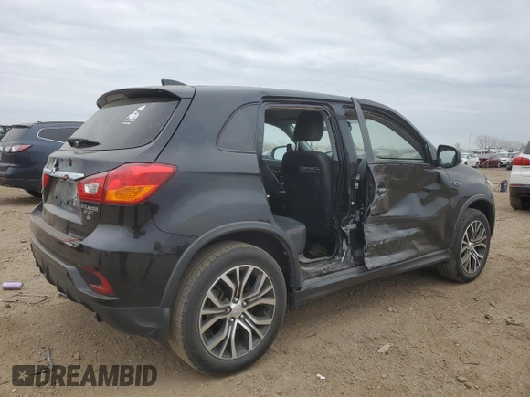 2018 Mitsubishi Outlander SE with VIN JA4AP3AW9JU018859, listed as a Copart auction lot 52498065 with 26,527 mi miles and Salvage title. Bid and sale history available at DreamBid. Image 3.