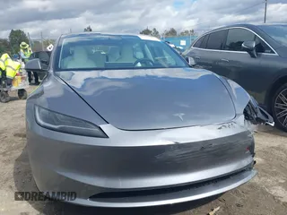 2024 Tesla Model 3 with VIN 5YJ3E1EAXRF859360, listed as a IAAI auction lot 41725898 with 3,693 mi miles. Bid and sale history available at carsss.com. Image 12.