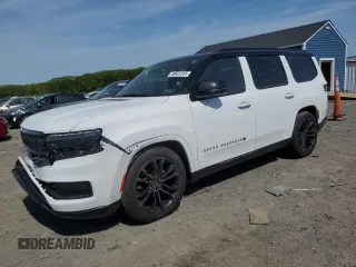 2024 Jeep Grand Wagoneer Series II Obsidian с VIN 1C4SJVFP3RS105415, выставлен на аукционе Copart как лот 56822265 с пробегом 28 124 миль миль и Чистый • Clean title. История ставок и продаж доступна на DreamBid. Изображение 1.