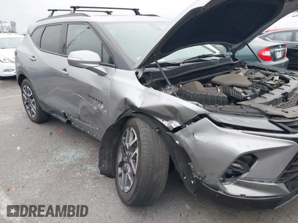 2023 Chevrolet Blazer RS с VIN 3GNKBERS1PS193838, выставлен на аукционе IAAI как лот 42408680 с пробегом 24 881 миль миль и . История ставок и продаж доступна на DreamBid. Изображение 6.