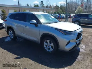 2023 Toyota Highlander L with VIN 5TDKDRAH6PS502220, listed as a IAAI auction lot 41907736 with 67,977 mi miles. Bid and sale history available at carsss.com. Image 1.