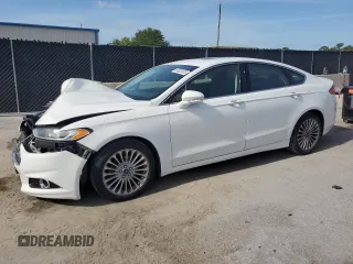 2014 Ford Fusion Titanium with VIN 3FA6P0K92ER276601, listed as a Copart auction lot 64028125 with 156,453 mi miles and Non repairable. Bid and sale history available at DreamBid. Image 1.
