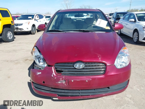 2009 Hyundai Accent Auto GLS with VIN KMHCN46C79U367311, listed as a IAAI auction lot 41861834 with 165,937 mi miles. Bid and sale history available at carsss.com. Image 12.