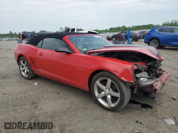 2011 Chevrolet Camaro 1LT with VIN 2G1FB3DD2B9182935, listed as a Copart auction lot 55523415 with 128,580 mi miles and Salvage title. Bid and sale history available at DreamBid. Image 4.