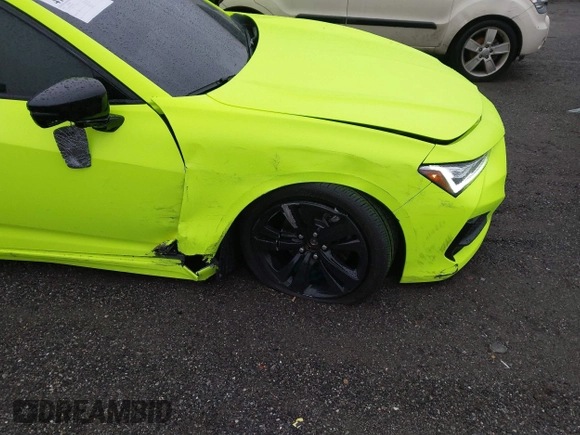 2024 Acura TLX Technology with VIN 19UUB5F40RA001225, listed as a IAAI auction lot 41800568 with 9,412 mi miles and . Bid and sale history available at DreamBid. Image 6.