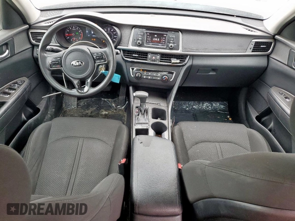 2017 Kia Optima LX with VIN KNAGT4L38H5155488, listed as a Copart auction lot 55551865 with 165,965 mi miles and Salvage title. Bid and sale history available at DreamBid. Image 8.